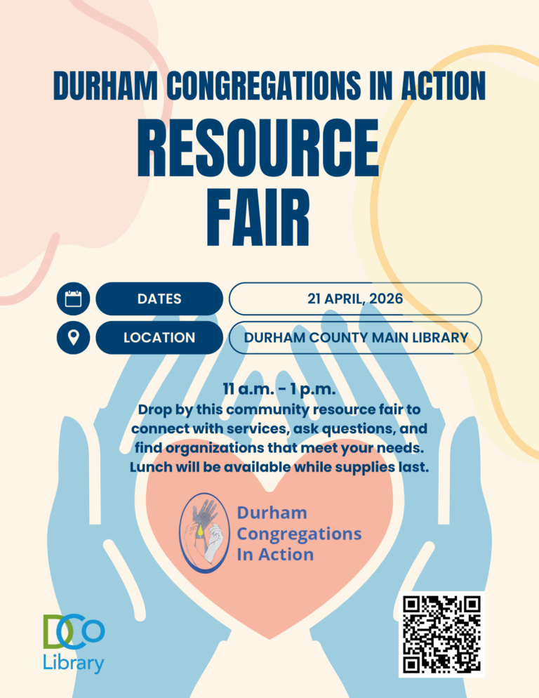 Resource Fair at the Main Library on April 21 from 11am-1pm.
